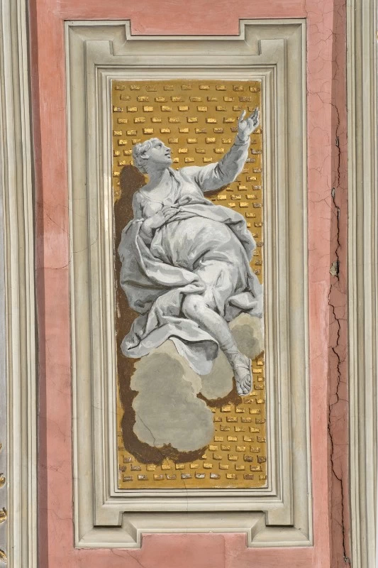 Gaetano Zompini - figura allegorica femminile, Chiesa di S. Nicola da Tolentino, Venezia 2